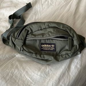 Green Adidas hip bag